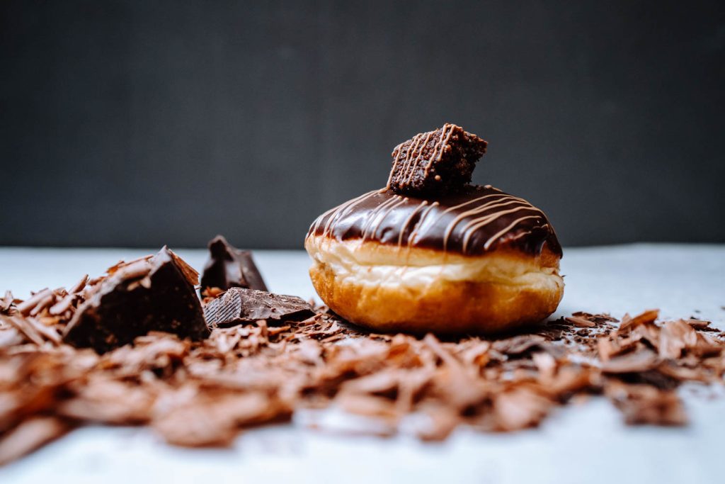 Hochwertige Produktfotos mit Deko - Sammys Berliner Donuts